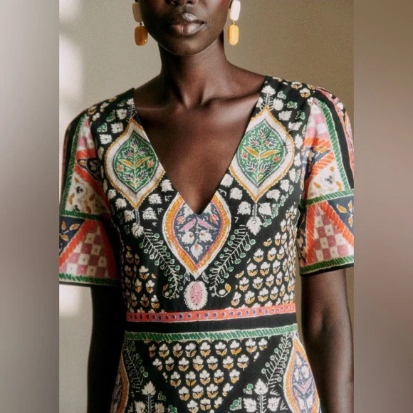 Sézane Talma Dress in Artemis - Picture 2 of 6